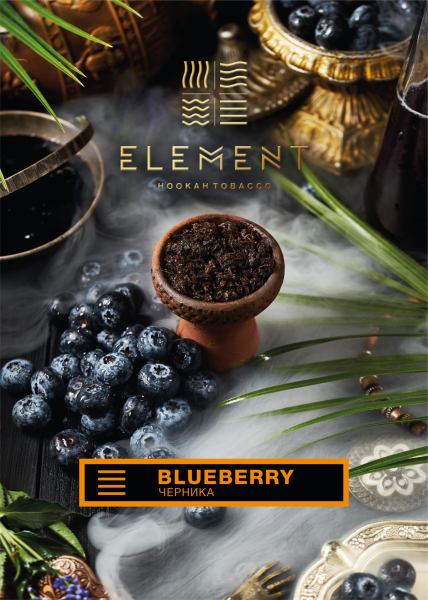 Табак для кальяна Element Земля – Blueberry 200 гр.