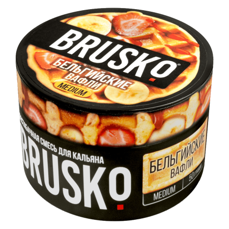 Смесь для кальяна BRUSKO MEDIUM – Бельгийские вафли 50 гр.