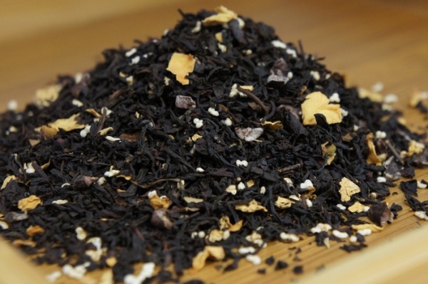 Черный чай листовой трюфель амарант, Германия, 500 гр.