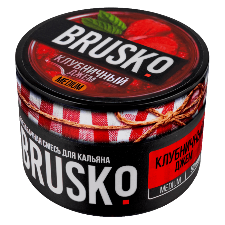 Смесь для кальяна BRUSKO MEDIUM – Клубничный джем 50 гр.