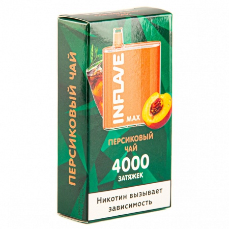 Электронная сигарета INFLAVE MAX – Персик Чай 4000 затяжек