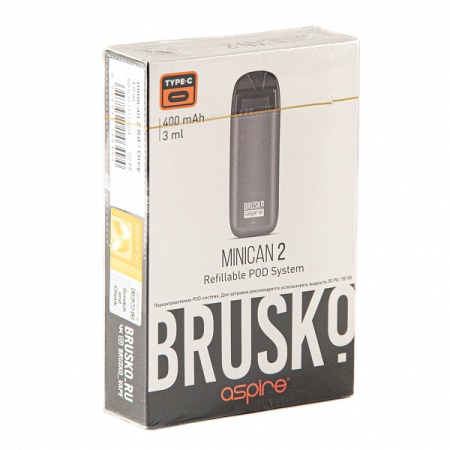 Электронная система BRUSKO Minican 2 – 400 mAh серый