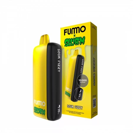 Электронная сигарета FUMMO INDIC SLURM – Кислая шипучка из лимона и лайма 10 000 затяжек