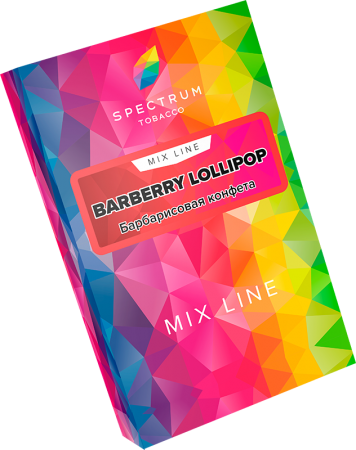 Табак для кальяна Spectrum Mix Line – Barberry Lollipop 40 гр.