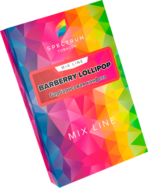 Табак для кальяна Spectrum Mix Line – Barberry Lollipop 40 гр.