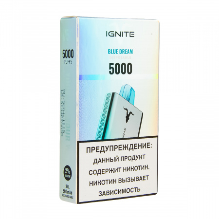 Электронная сигарета IGNITE – Малина черника V2 5000 затяжек
