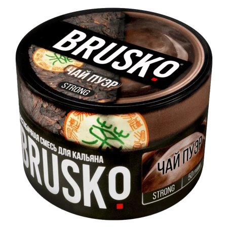 Смесь для кальяна BRUSKO STRONG – Чай пуэр 50 гр.