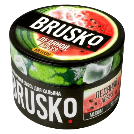 Смесь для кальяна BRUSKO MEDIUM – Ледяной арбуз 50 гр.