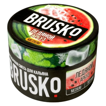 Смесь для кальяна BRUSKO MEDIUM – Ледяной арбуз 50 гр.