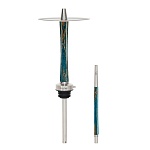 Кальян Nube Unique Zebrano blue (без колбы) Кальян Nube Unique Zebrano blue (без колбы)