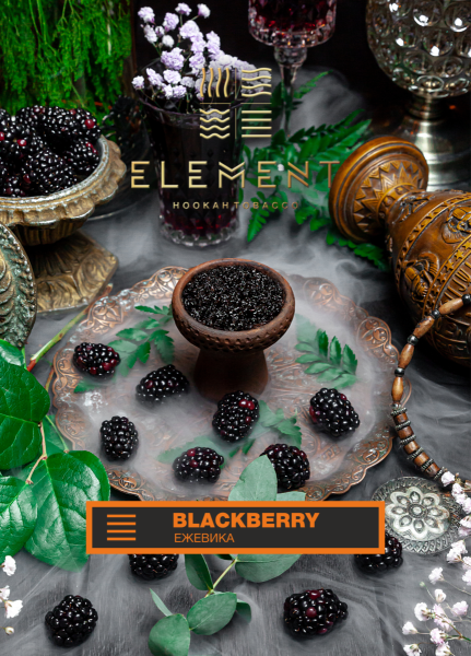 Табак для кальяна Element Земля – Blackberry 40 гр.