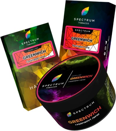 Табак для кальяна Spectrum Hard – Greenwich 40 гр.