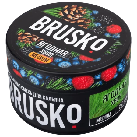 Смесь для кальяна BRUSKO MEDIUM – Ягодная хвоя 250 гр.