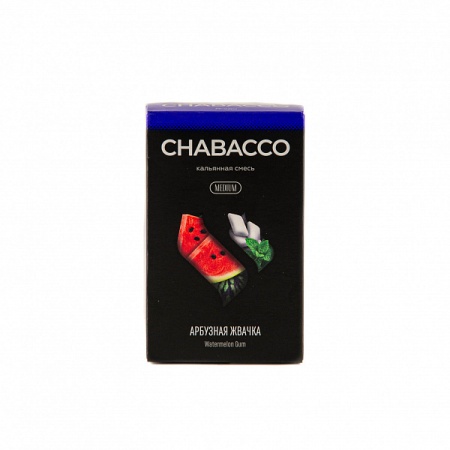 Смесь для кальяна Chabacco Mix MEDIUM – Watermelon gum 50 гр.