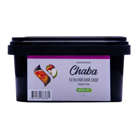 Смесь для кальяна Chaba – Бельгийский Сидр Nicotine Free 200 гр.