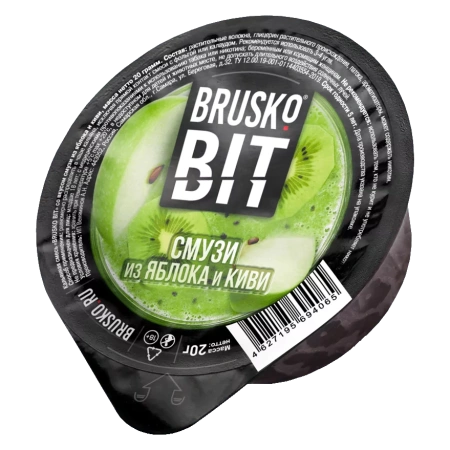 Смесь для кальяна BRUSKO BIT – Смузи из яблока и киви 20 гр.