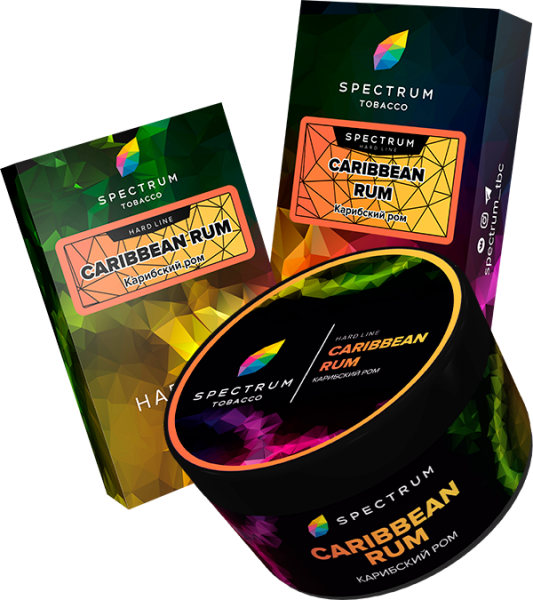 Табак для кальяна Spectrum Hard – Caribbean Rum 40 гр.