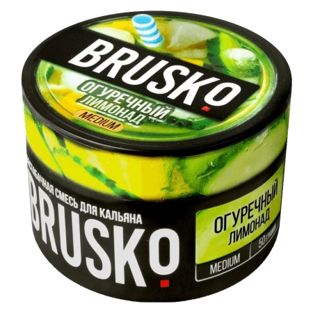 Смесь для кальяна BRUSKO MEDIUM – Огуречный лимонад 50 гр.