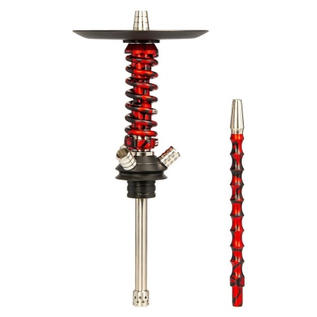 Кальян MAMAY CUSTOMS Coilover Micro красный сплеш (без колбы)