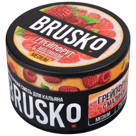 Смесь для кальяна BRUSKO MEDIUM – Грейпфрут с малиной 250 гр.