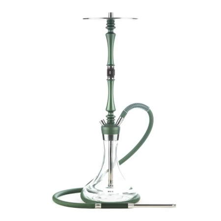 Кальян Hoob Mars Pro British racing green x Stainless steel Prima Pro дымчатый x Gold