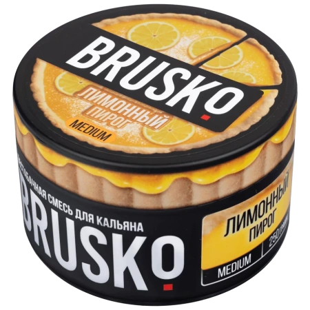 Смесь для кальяна BRUSKO MEDIUM – Лимонный пирог 250 гр.