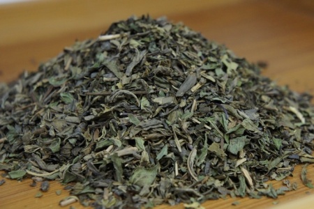 Зеленый чай листовой зеленая мята, Германия, 500 гр.