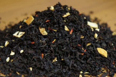 Черный чай листовой красный апельсин, Германия, 165 гр.