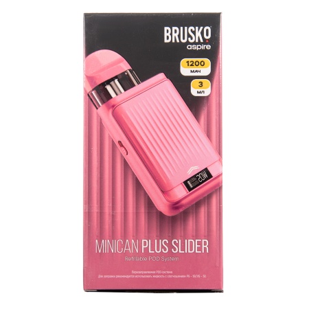 Электронная система BRUSKO MINICAN PLUS SLIDER Розовый Pink