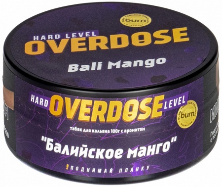 Табак для кальяна Overdose – Bali Mango 100 гр.
