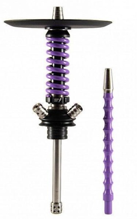 Кальян MAMAY CUSTOMS Coilover Micro чёрно-сиреневый (без колбы)