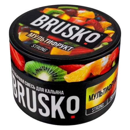 Смесь для кальяна BRUSKO STRONG – Мультифрукт 50 гр.