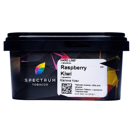 Табак для кальяна Spectrum Hard – Raspberry Kiwi 200 гр.