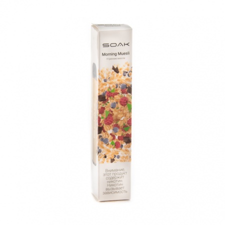 Электронная сигарета SOAK X – Morning Muesli 2200 затяжек