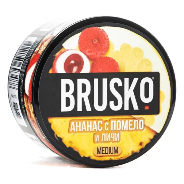 Смесь для кальяна BRUSKO MEDIUM – Ананас помело личи 50 гр.