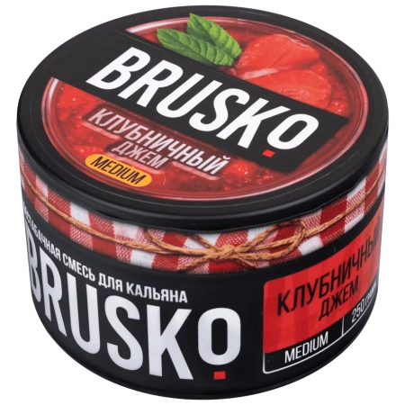 Смесь для кальяна BRUSKO MEDIUM – Клубничный джем 250 гр.