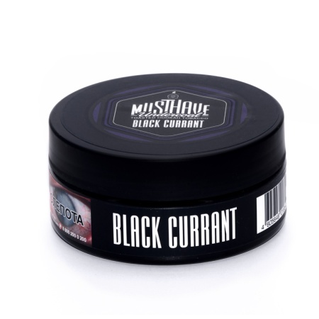 Табак для кальяна MustHave – Black Currant 125 гр.