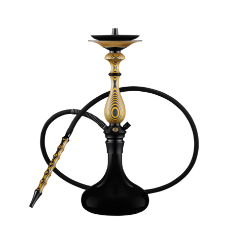 Кальян Japona Hookah Amur Yellow + Black колба