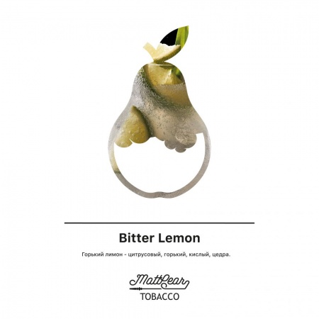 Табак для кальяна MattPear – Bitter Lemon 250 гр.