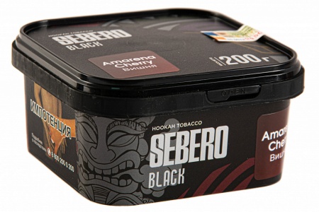 Табак для кальяна Sebero Black – Amarena cherry 200 гр.