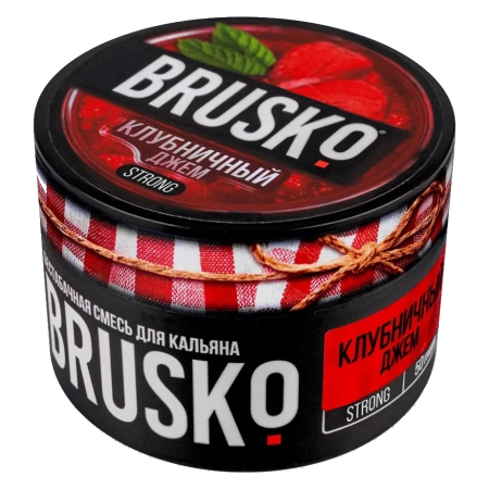 Смесь для кальяна BRUSKO STRONG – Клубничный джем 50 гр.