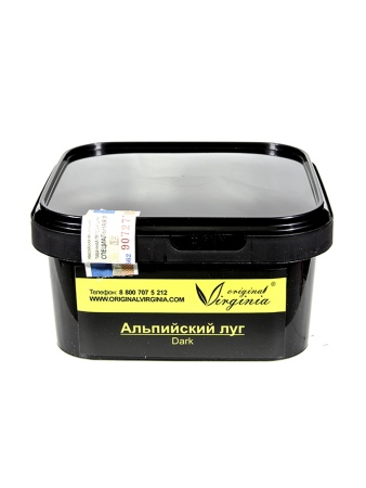 Табак для кальяна Original Virginia Dark – Альпийский луг 200 гр.