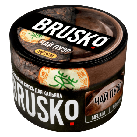 Смесь для кальяна BRUSKO MEDIUM – Чай пуэр 50 гр.