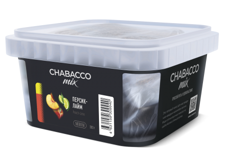 Табак для кальяна Chabacco Mix MEDIUM – Peach-lime 200 гр.