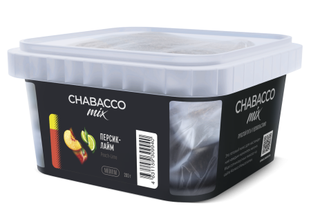 Табак для кальяна Chabacco Mix MEDIUM – Peach-lime 200 гр.