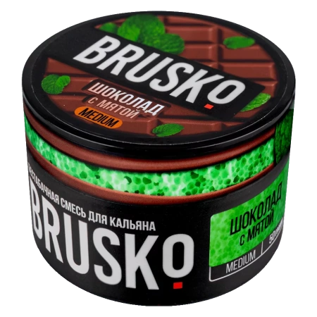 Смесь для кальяна BRUSKO MEDIUM – Шоколад с мятой 50 гр.