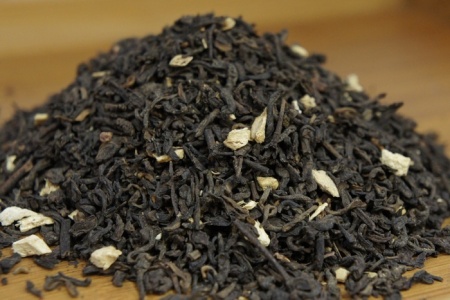 Черный чай листовой гранат-имбирь, Германия, 100 гр.