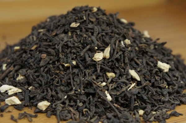 Чай Пуэр Имбирь Малина, 165 гр.