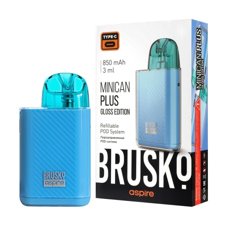 Электронная система BRUSKO Minican – Plus Gloss edition синий