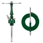 Кальян Hoob Mars mini British Racing Green | Комплект Базовый Кальян Hoob Mars mini British Racing Green | Комплект Базовый